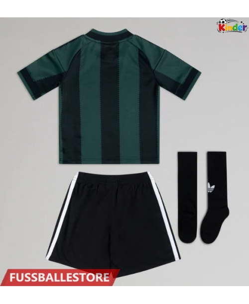 Günstige Celtic Auswärts Trikotsatzt Kinder 2026-27 Kurzarm (+ Kurze Hosen)